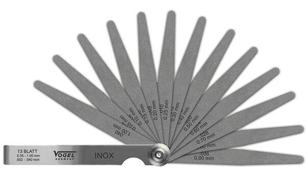GALGAS INOX. JGO 13 LAMINAS VOGEL 0,05-1 MM 413.105
