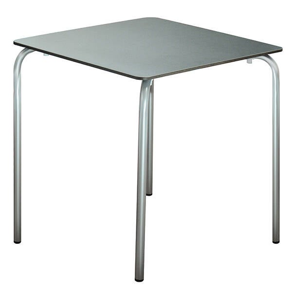 MESA JARDIN COMPAQ PLUS ACERO PINTADO GRIS ANTRAC GARDEN LIFE 70X70 CM 4270N