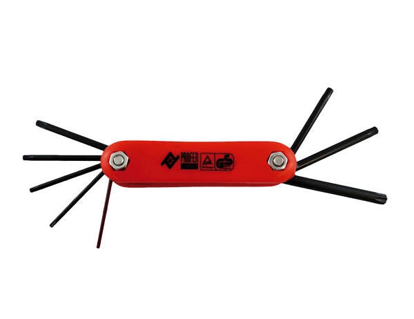 LLAVE TORX NAVAJA JGO 8PZ PROFER TOP T9-T40 PT0794