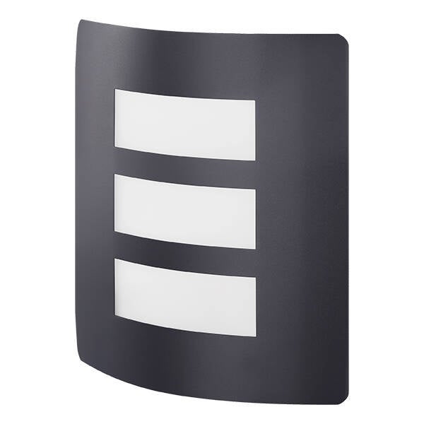 APLIQUE PARED NEGRO EXTERIOR EGLO 1X40 W 74017