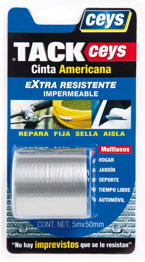 CINTA MULTIUSO AMERICANA GRIS CEYS 5 MX50 MM 507601