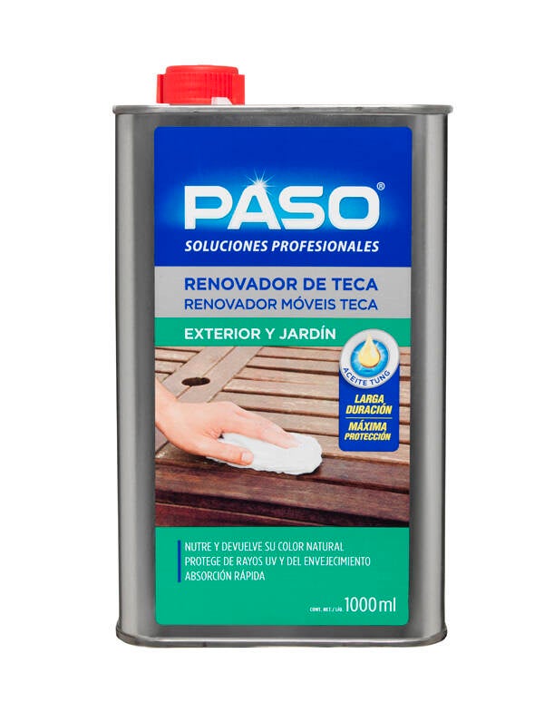 LIMPIADOR MUEBLES JARDIN TECA PASO 1 L 702013