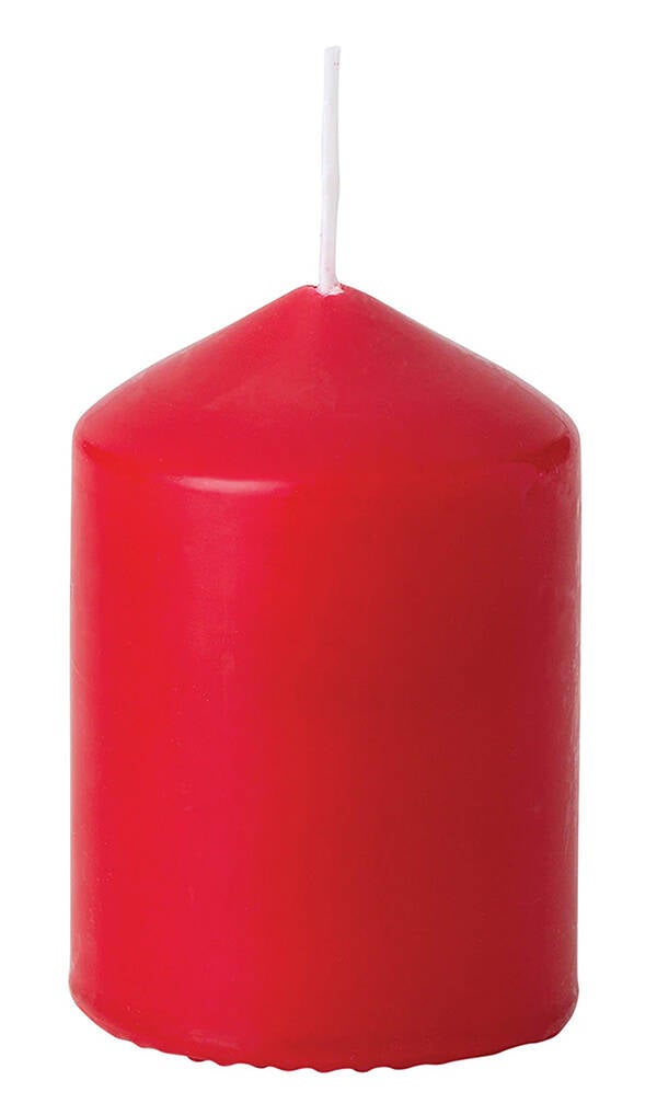 VELA TACO ROJA SINDER 7X10 CM 6800502