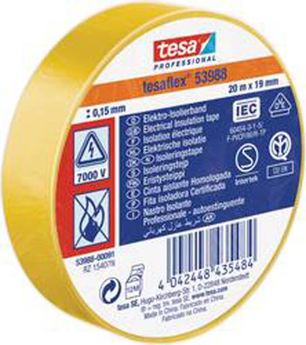 CINTA AISLANTE TESAFLEX 20 MX19 MM