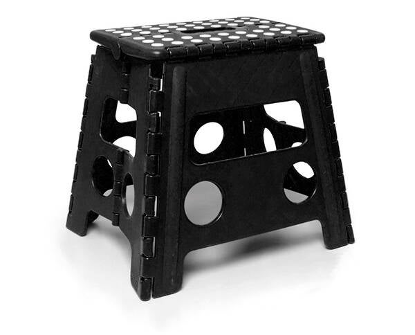 TABURETE MULTIUSO PLEGABLE NEGRO PROFER HOME 49X37X46 PH1543