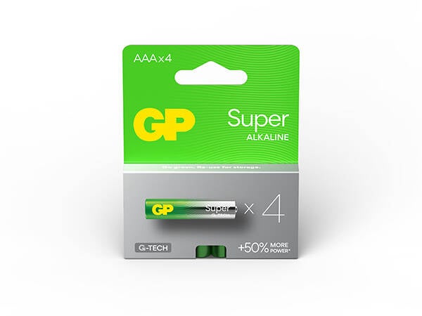 PILA ALCALINA LR03 AAA BL 4u GP 1,5 V G004