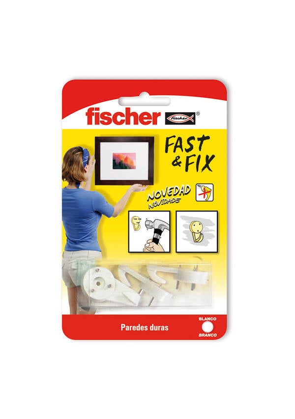 CUELGA FACIL 3 CLAVOS BL.4 U FISCHER - 534844