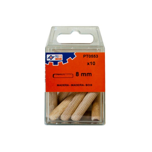 ESPIGA MADERA C/15 PZS PROFER TOP 6 MM 48581-PT0552