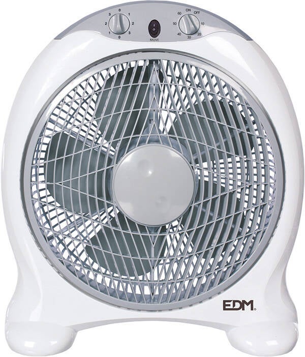 VENTILADOR BOX FAN BLANCO/GRIS EDM 45 W 33951