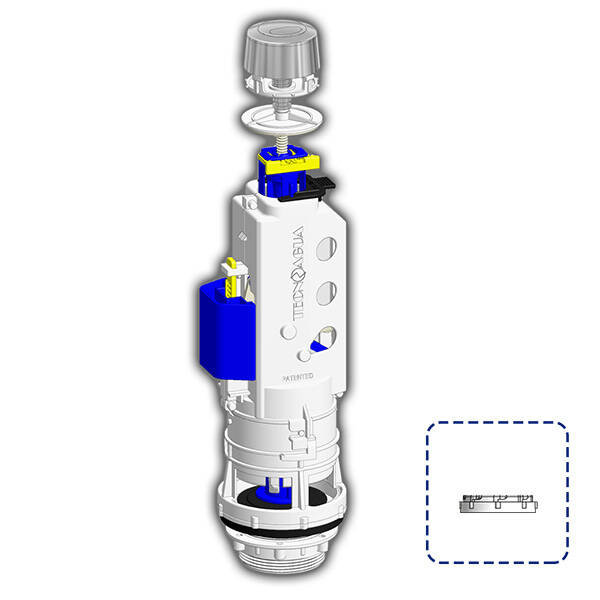DESCARGADOR CISTERNA CABLE DOBLE DESCARGA PULSADOR TECNOAGUA 50775