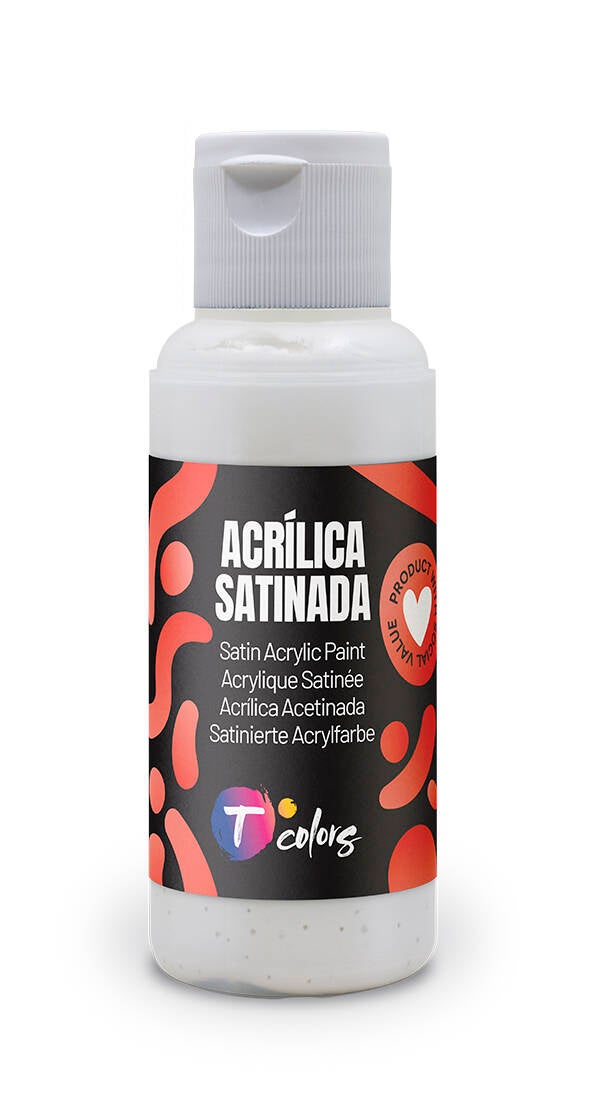 PINTURA MANUALIDADES ACRILICA SAT TCOLORS 80 ML