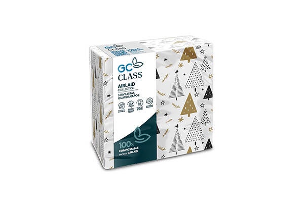 SERVILLETAS XMAS TREE 50U GOMA CAMPS 40X40 T000711