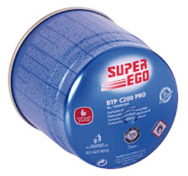 CARTUCHO GAS PERFORABL VALVULA SUPER EGO 190 G 15000001065
