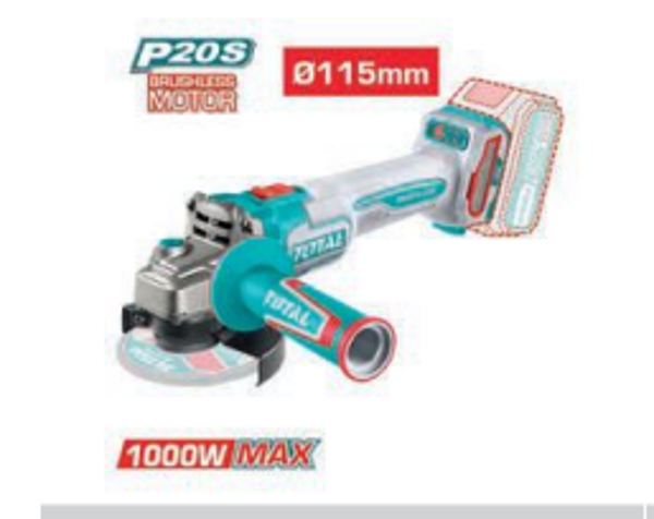 AMOLADORA BRUSHLESS A BATERÍA MOD. TAGLI27153E