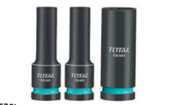 JUEGO DE 3 VASOS LARGOS DE IMPACTO 1/2” MOD. THKISD12042L