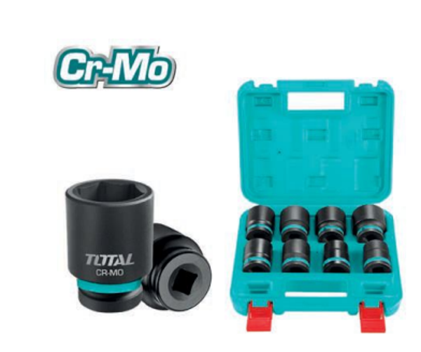 JUEGO DE 8 VASOS DE IMPACTO 3/4” MOD. THKISD34081