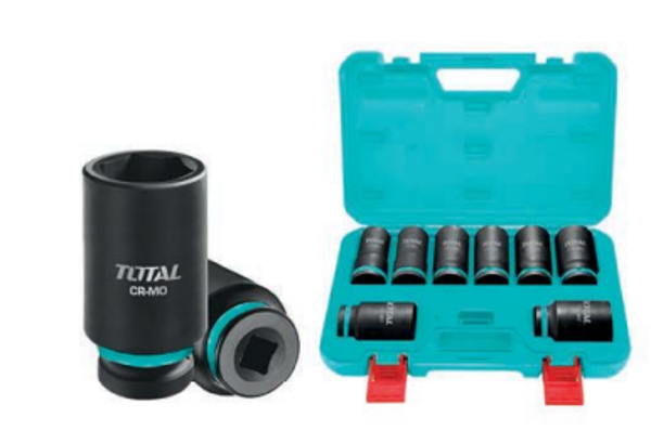 JUEGO DE 8 VASOS LARGOS DE IMPACTO 3/4” MOD. THKISD34082L