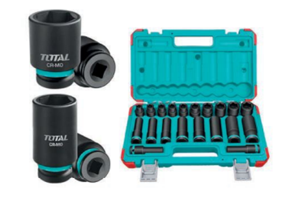 JUEGO DE 20 VASOS LARGOS DE IMPACTO 1/2” MOD. THKISD12203L