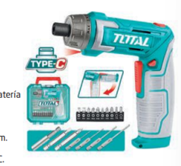 ATORNILLADOR ARTICULADO A BATERÍA MOD. TSDLI08025