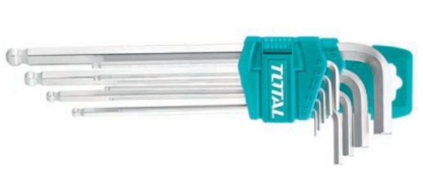 JUEGO 9 LLAVES ALLEN PUNTA BOLA MOD. THT106292