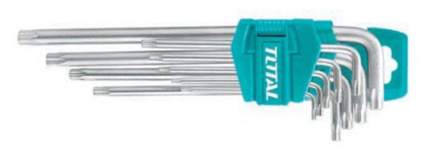 JUEGO 9 LLAVES TORX MOD. THT106391