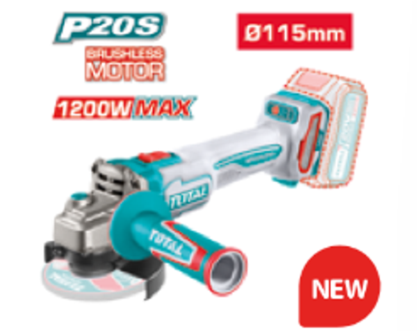 AMOLADORA BRUSHLESS A BATERÍA MOD. TAGLI221153