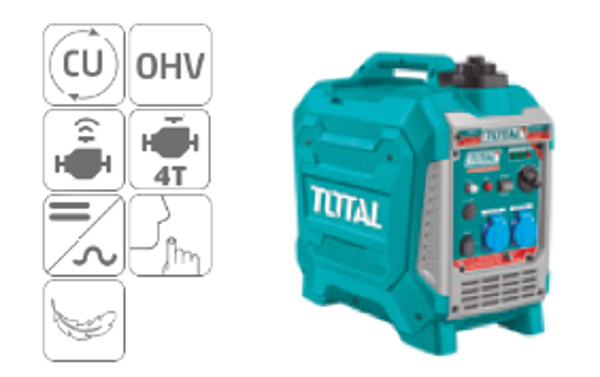 GENERADOR A GASOLINA INVERTER 3.3 KW MOD. TP535006