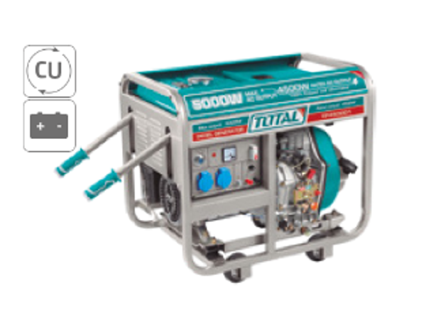 GENERADOR PORTÁTIL DIÉSEL ABIERTO 5.0 KW -  MONOFÁSICO MOD. TP450001