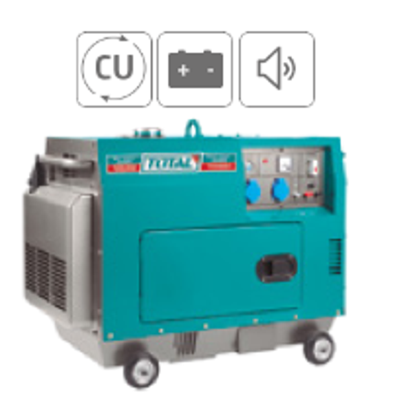 GENERADOR DIÉSEL INSONORIZADO  5.0 KW - MONOFÁSICO MOD. TP250001