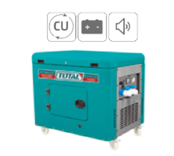 GENERADOR DIÉSEL INSONORIZADO  8.0 KW - MONOFÁSICO MOD. TP280001