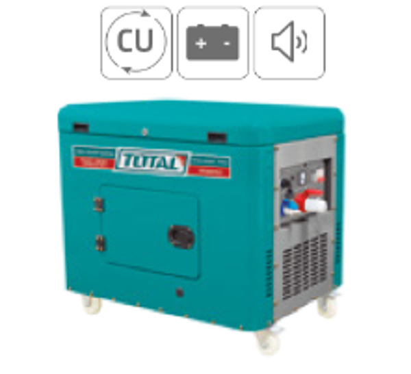 GENERADOR DIÉSEL INSONORIZADO  8.0 KW - TRIFÁSICO MOD. TP280003