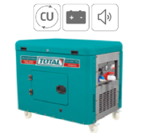 GENERADOR DIÉSEL INSONORIZADO  8.0 KW - TRIFÁSICO ATS MOD. TP280003-1