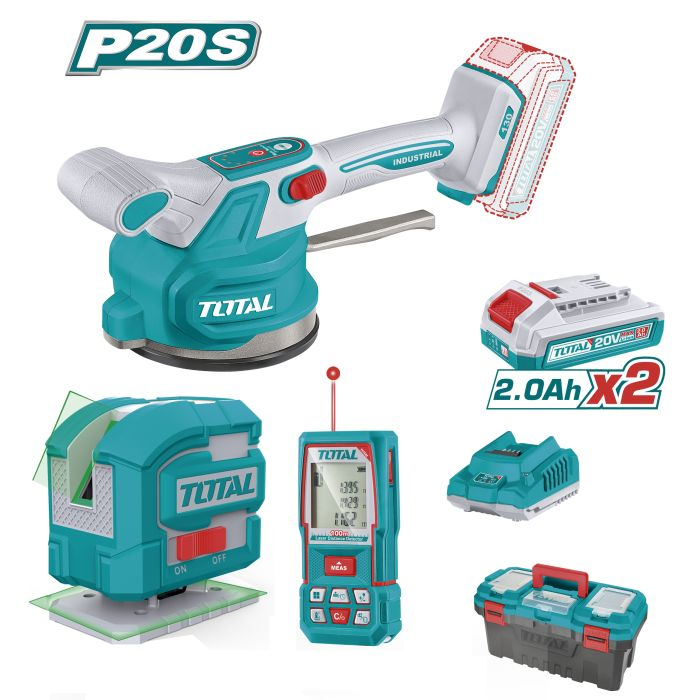COMBO VENTOSA VIBRADORA / NIVEL LASER TOSLI250606E