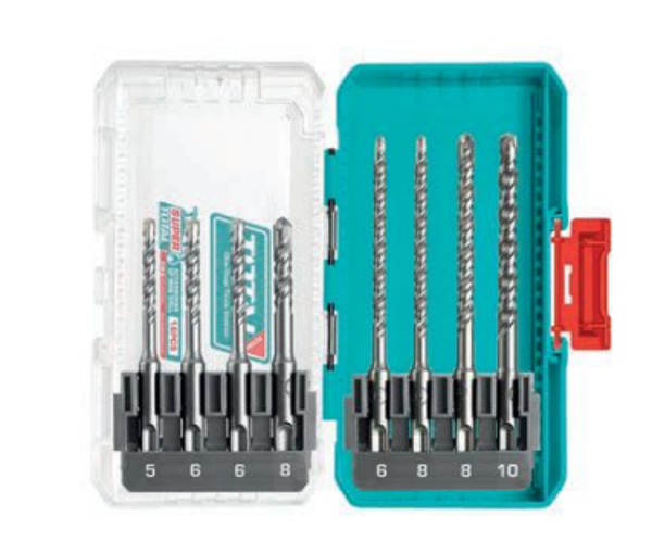 JUEGO DE BROCAS PARA PARED SDS PLUS MOD. TACSDL11806