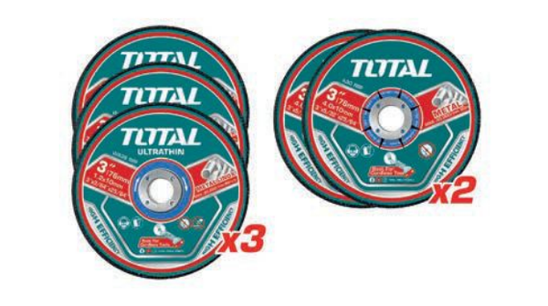 JUEGO 5 DISCOS ABRASIVOS MOD. TAC303768