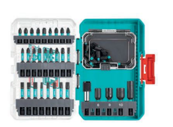 CAJA DE 51 PUNTAS IMPACTO + ADAPTADORES MOD. TACSDL25106