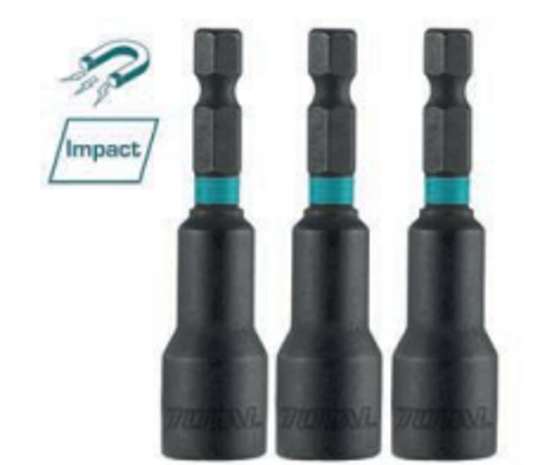 CASQUILLOS MAGNÉTICOS DE IMPACTO DE 1/4” MOD. TAC271031