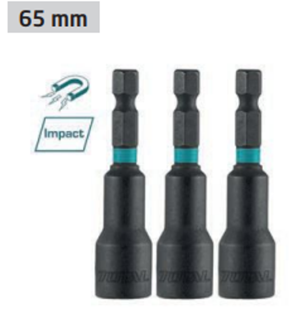 CASQUILLOS MAGNÉTICOS DE IMPACTO DE 1/4” MOD. TAC271231