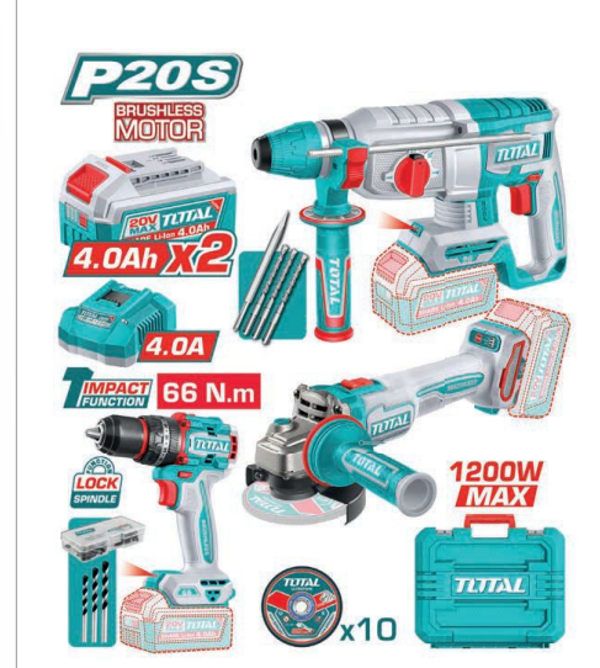 COMBO HERRAMIENTAS A BATERÍA MOD. TCKLI202598E