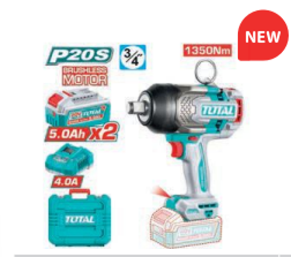LLAVE IMPACTO 3/4” BRUSHLESS A BATERÍA MOD. TIWLI201356E