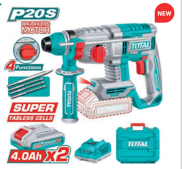 MARTILLO COMBINADO BRUSHLESS A BATERÍA MOD. TRHLI222085E