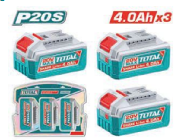 PACK 3 BATERÍAS 4AH MOD. TOSLI251296E