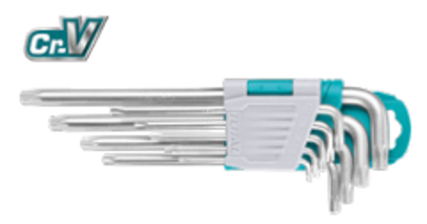 JUEGO 9 LLAVES TORX MOD. THT106392