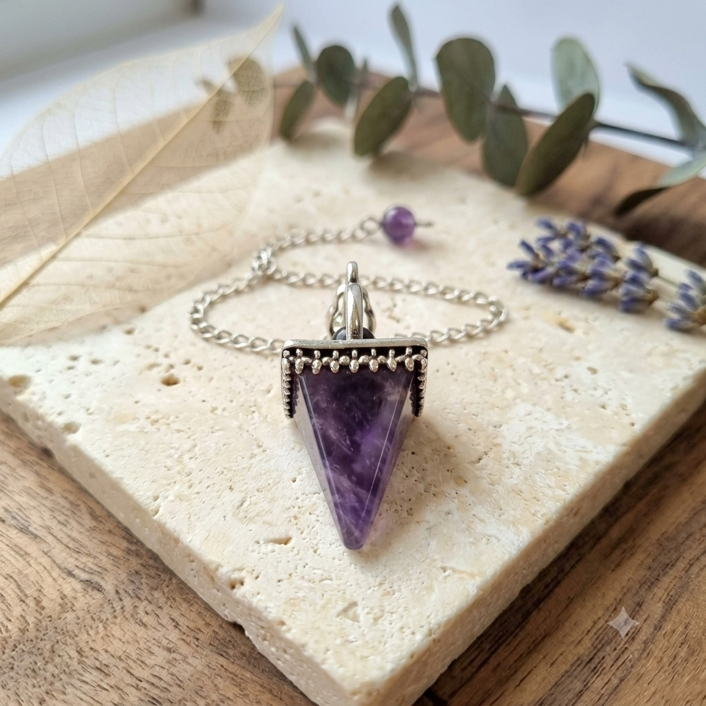 pendule améthyste Pyramide