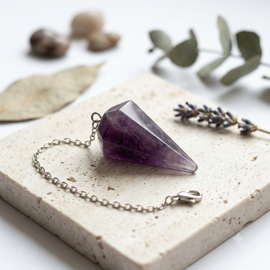 Pendule Amethyste  cone