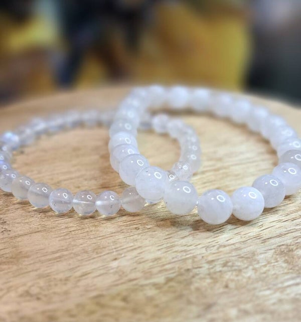Bracelet Pierre de Lune blanche