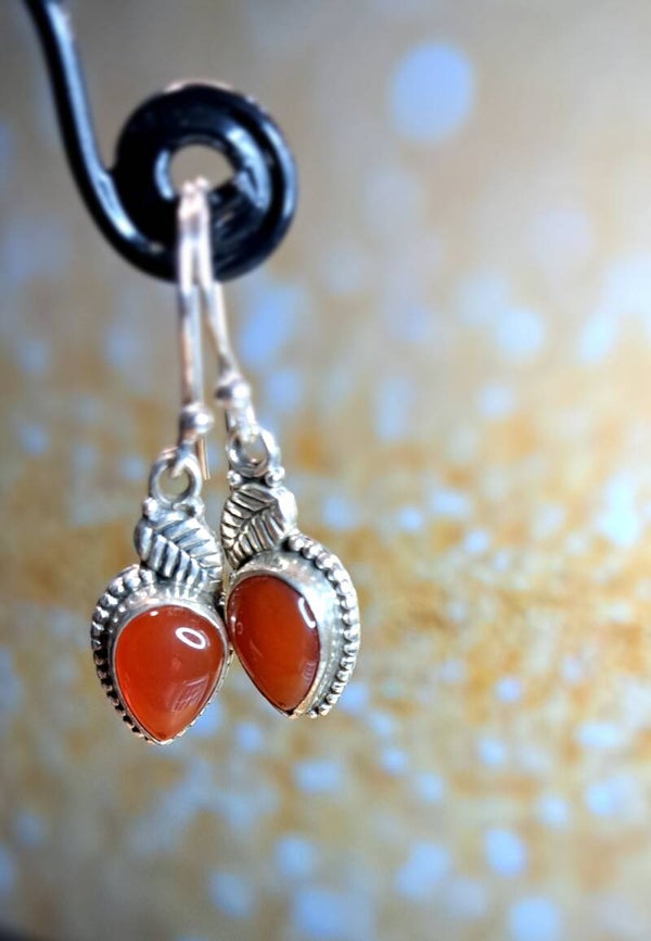 Boucles d'oreilles Cornaline