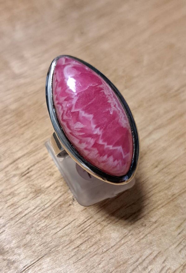 Bague Rhodochrosite T55