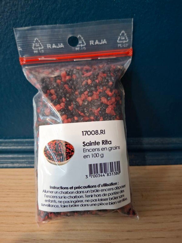 Sainte Rita encens en grain 100 gr