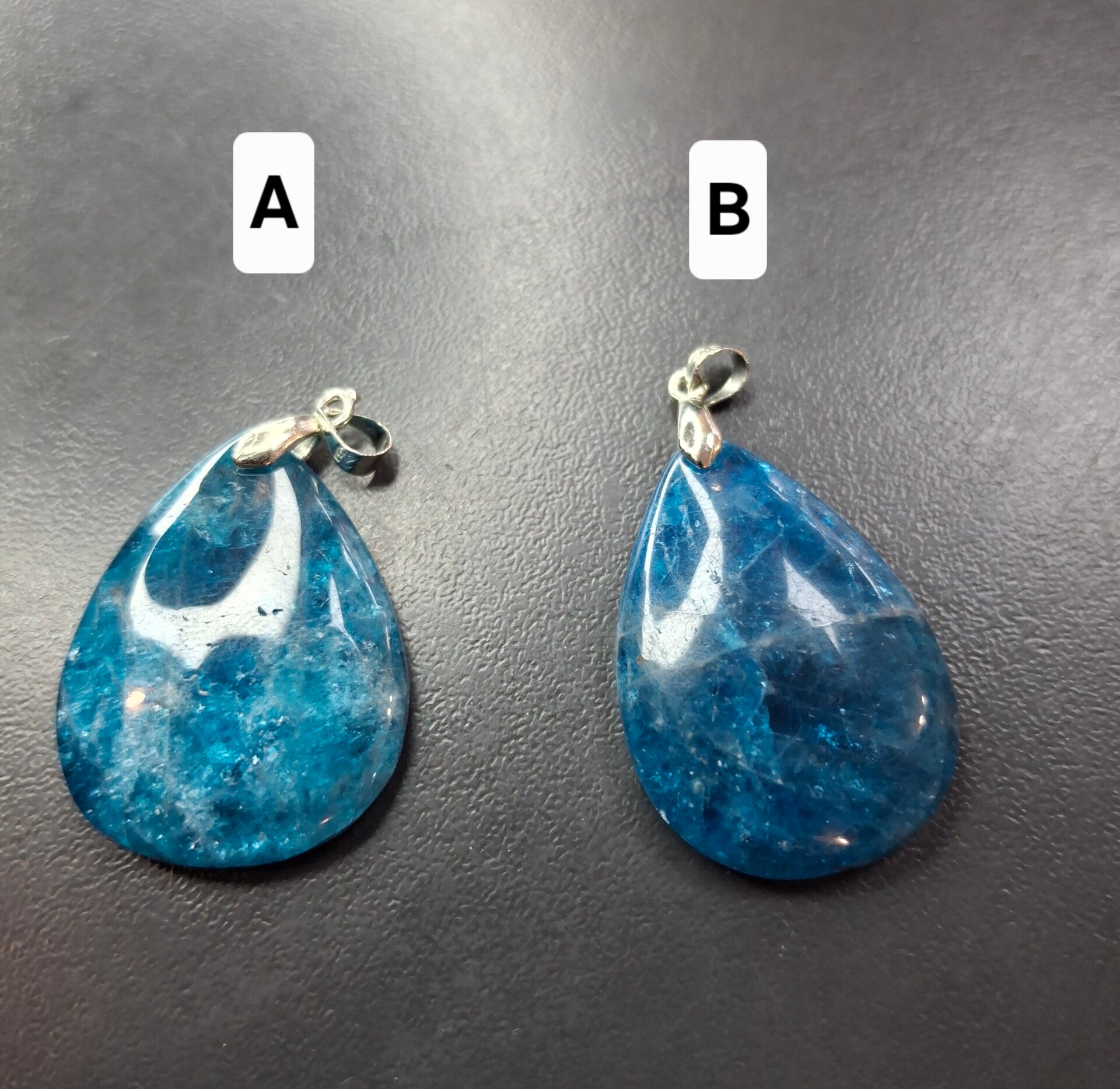 Pendentif APATITE en argent